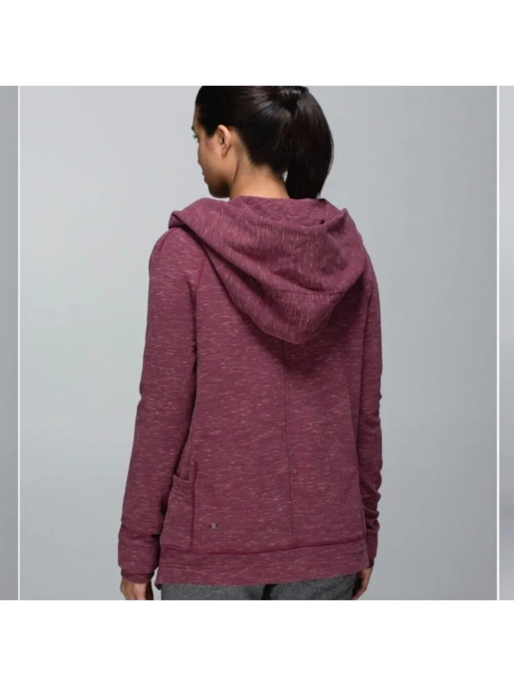 Lululemon Find Your Centre Wrap Heathered Marled Rust Berry